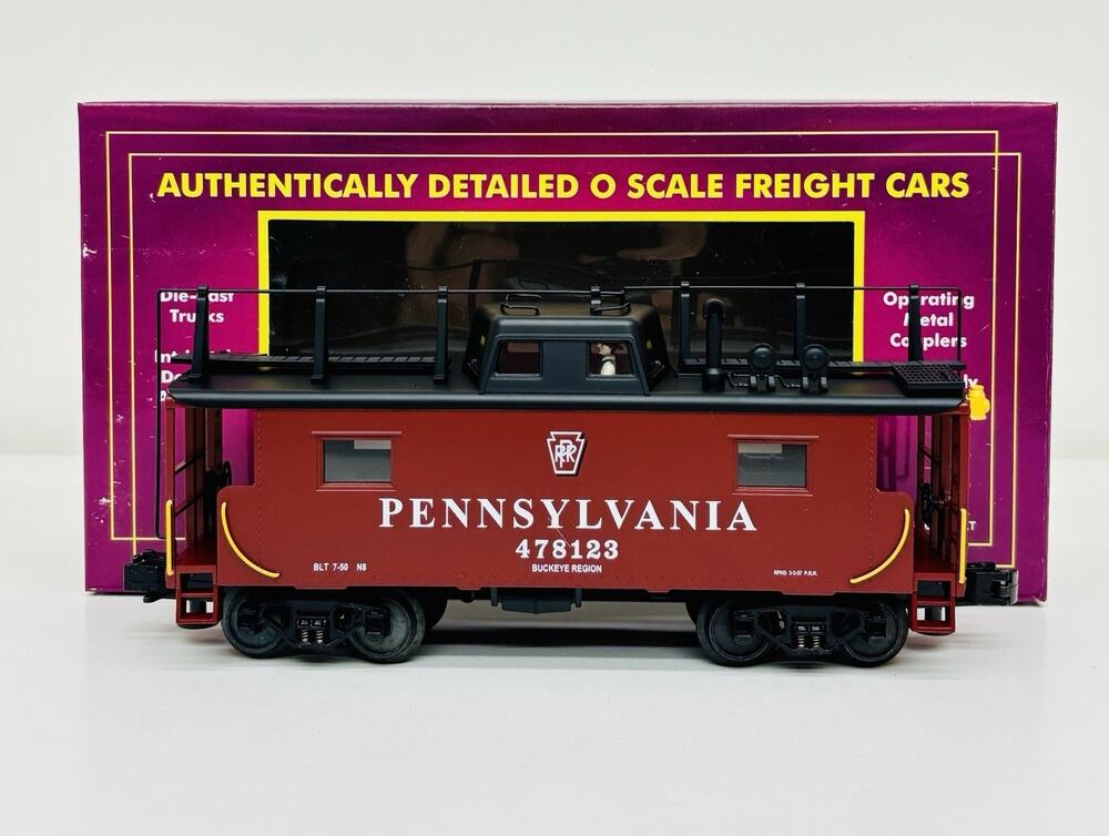 MTH Premier Pennsylvania N-8 Lighted Caboose Buckeye Region 20-90003F New